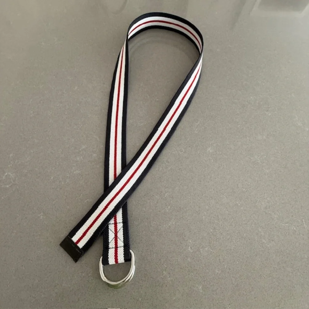 Men's Large Gap Red White Blue Stripe Canvas 48
